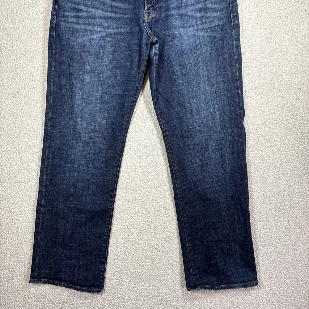 Lucky Brand 361 Vintage Straight Men W34 L30 Dark Wash Stretch Classic Fit Jeans